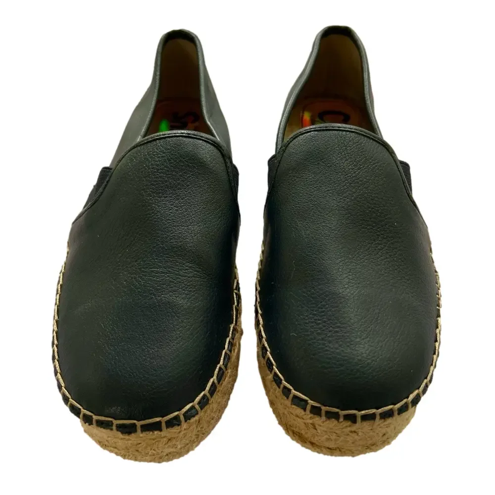 Circus by Sam Edelman Cora Navy Blue Size 7.5 Espadrille Leather Platform